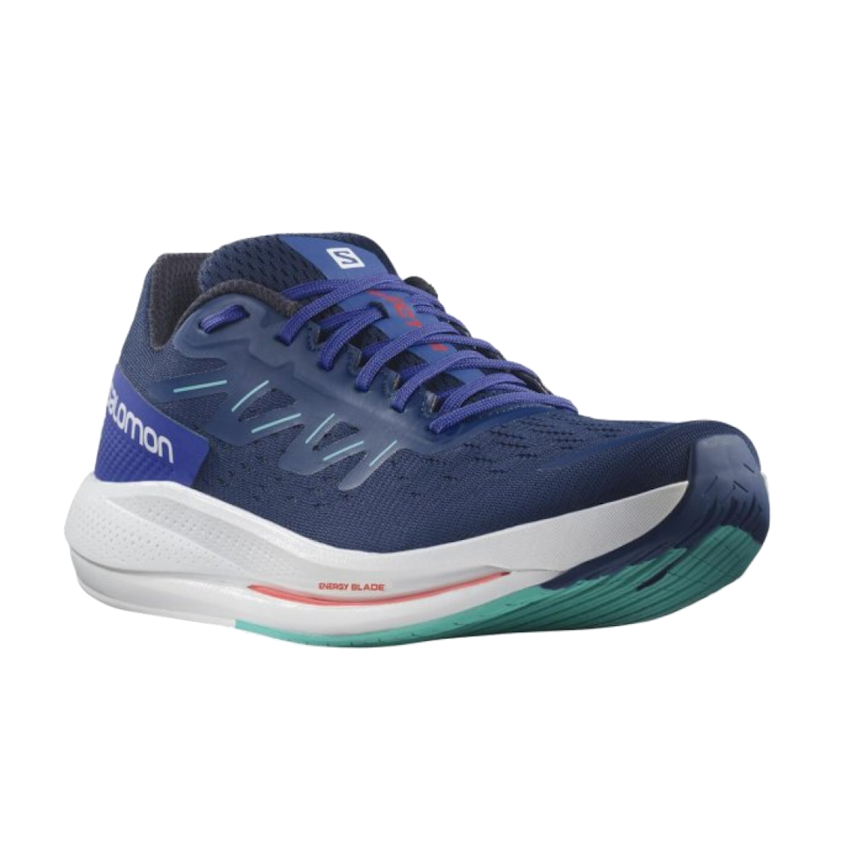 SALOMON SPECTUR trail running shoes - dark blue/blue/white
