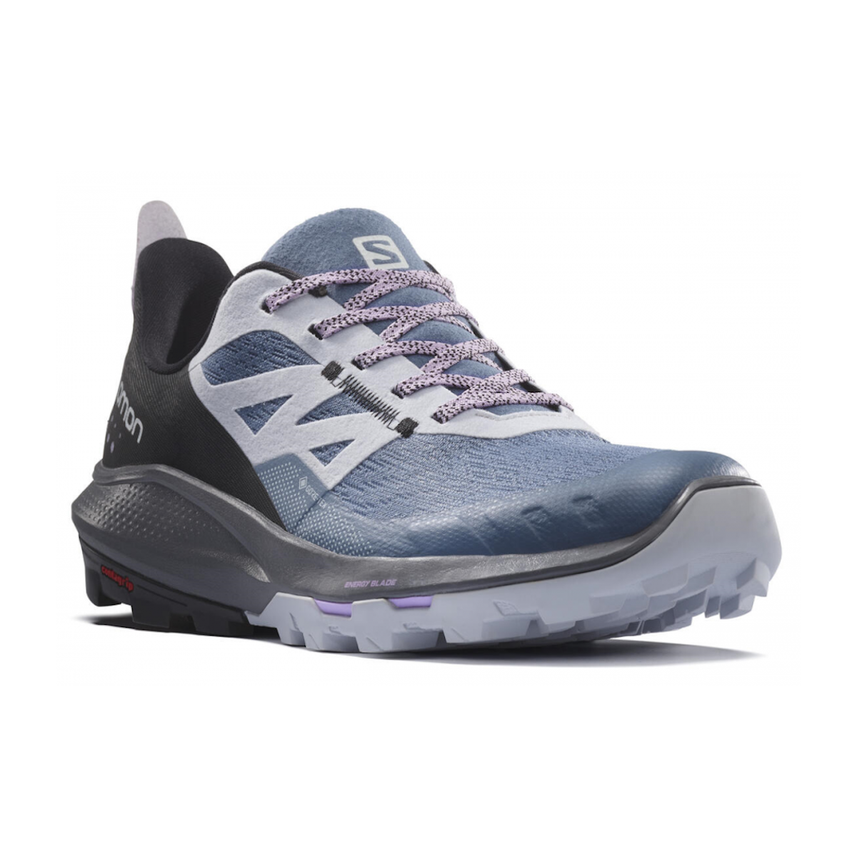 SALOMON OUTPULSE GTX W trail running shoes - light blue/grey/black