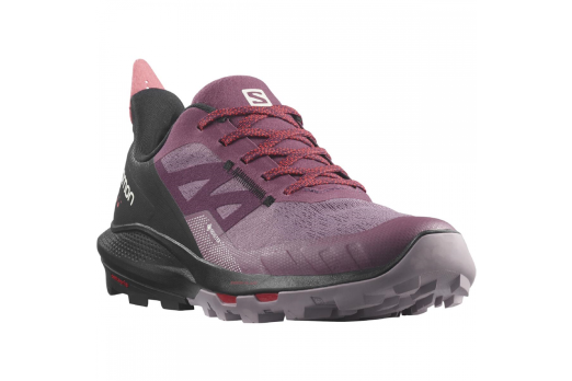 SALOMON OUTPULSE GTX W trail running shoes - violet/black/red