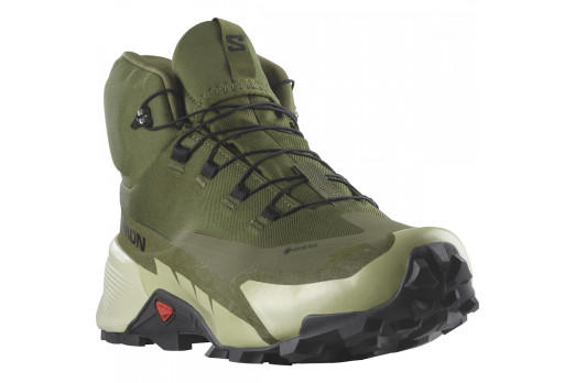 SALOMON CROSS HIKE MID GTX 2 hiking footwear - camo green/grey