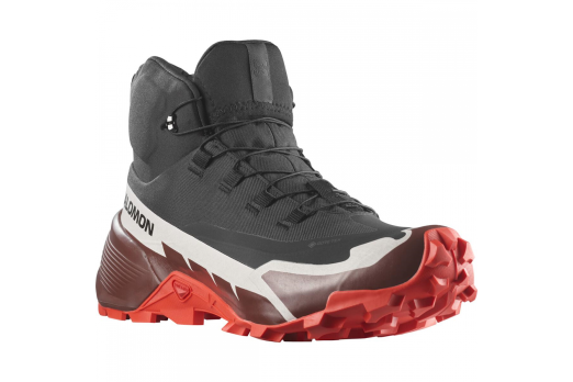 SALOMON CROSS HIKE MID GTX 2 hiking footwear - black/brown/red