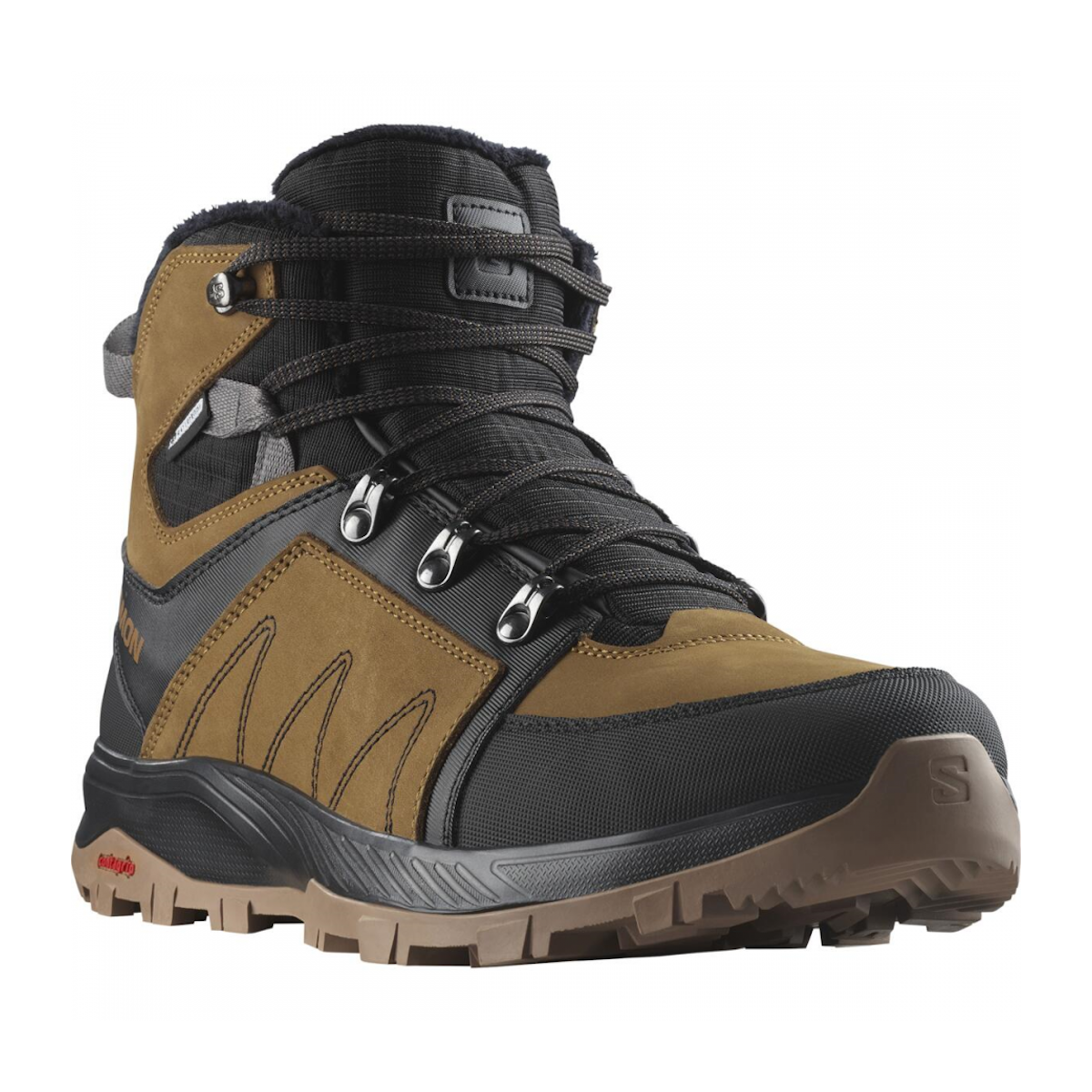 SALOMON OUTCHILL TS CSWP winter shoes - brown/black