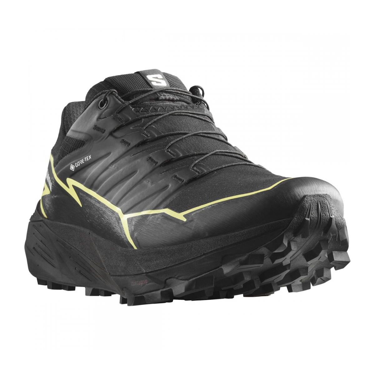 SALOMON THUNDERCROSS GTX W trail running shoes - black/yellow
