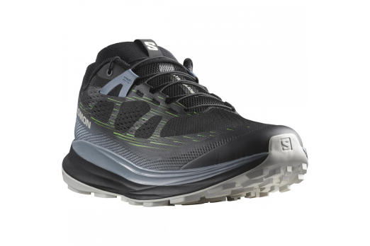 SALOMON ULTRA GLIDE 2 trail running shoes - black/grey/green