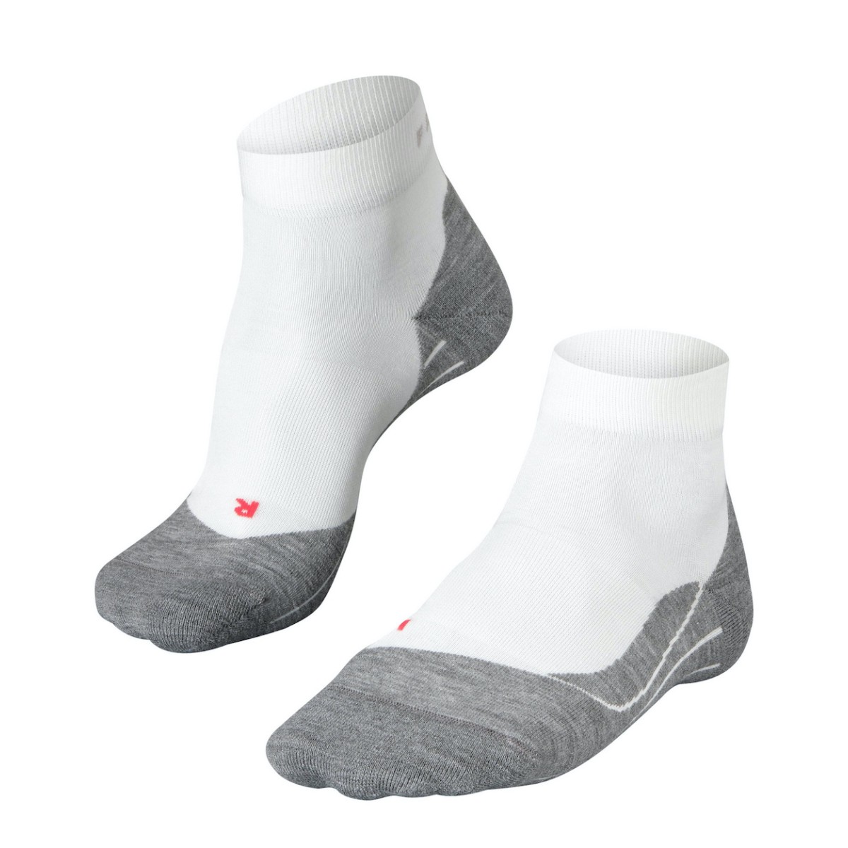 FALKE RU4 SHORT socks - white/grey