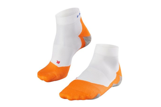 FALKE RU5 SHORT socks - orange/white