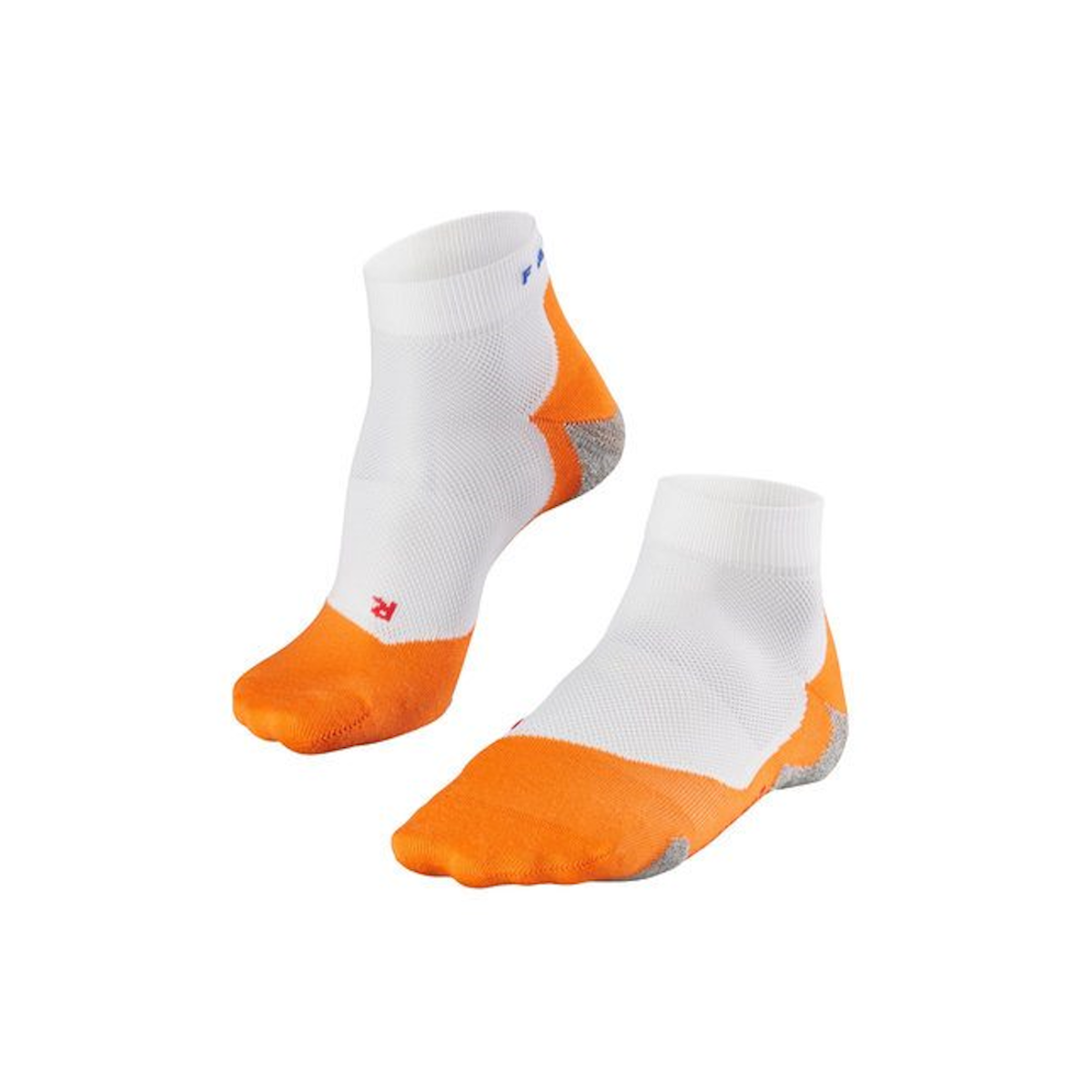 FALKE RU5 SHORT socks - orange/white