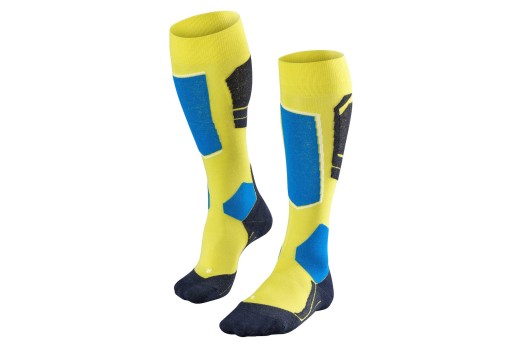 FALKE SK4 socks - yellow/blue