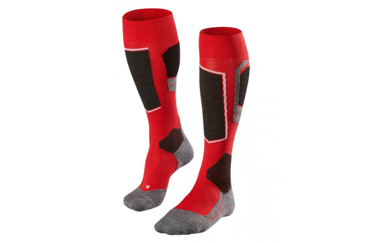 FALKE SK4 socks - red/grey