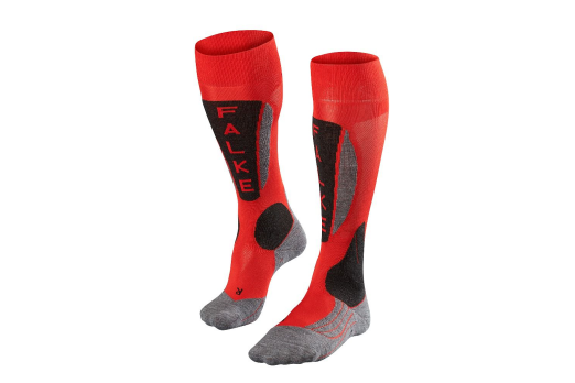 FALKE SK5 socks - red/grey