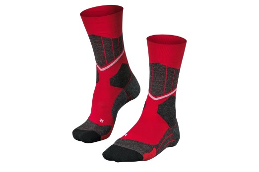 FALKE SC1 socks - red/grey
