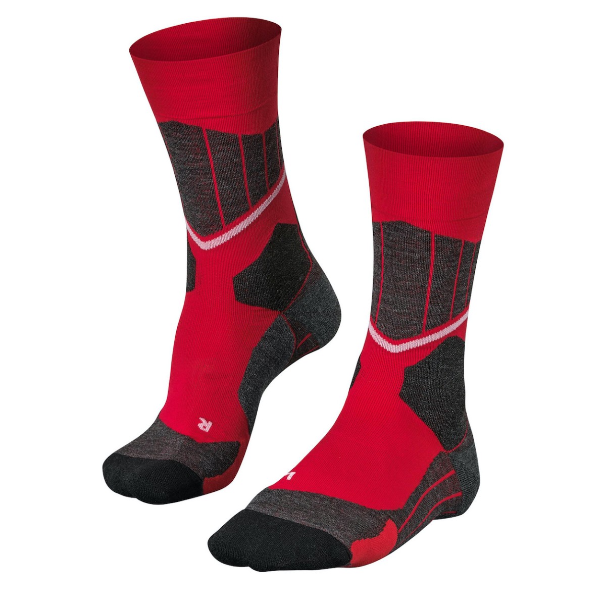 FALKE SC1 socks - red/grey