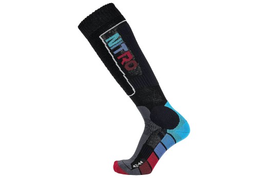 NITRO CLOUD 8 socks - black/blue/red