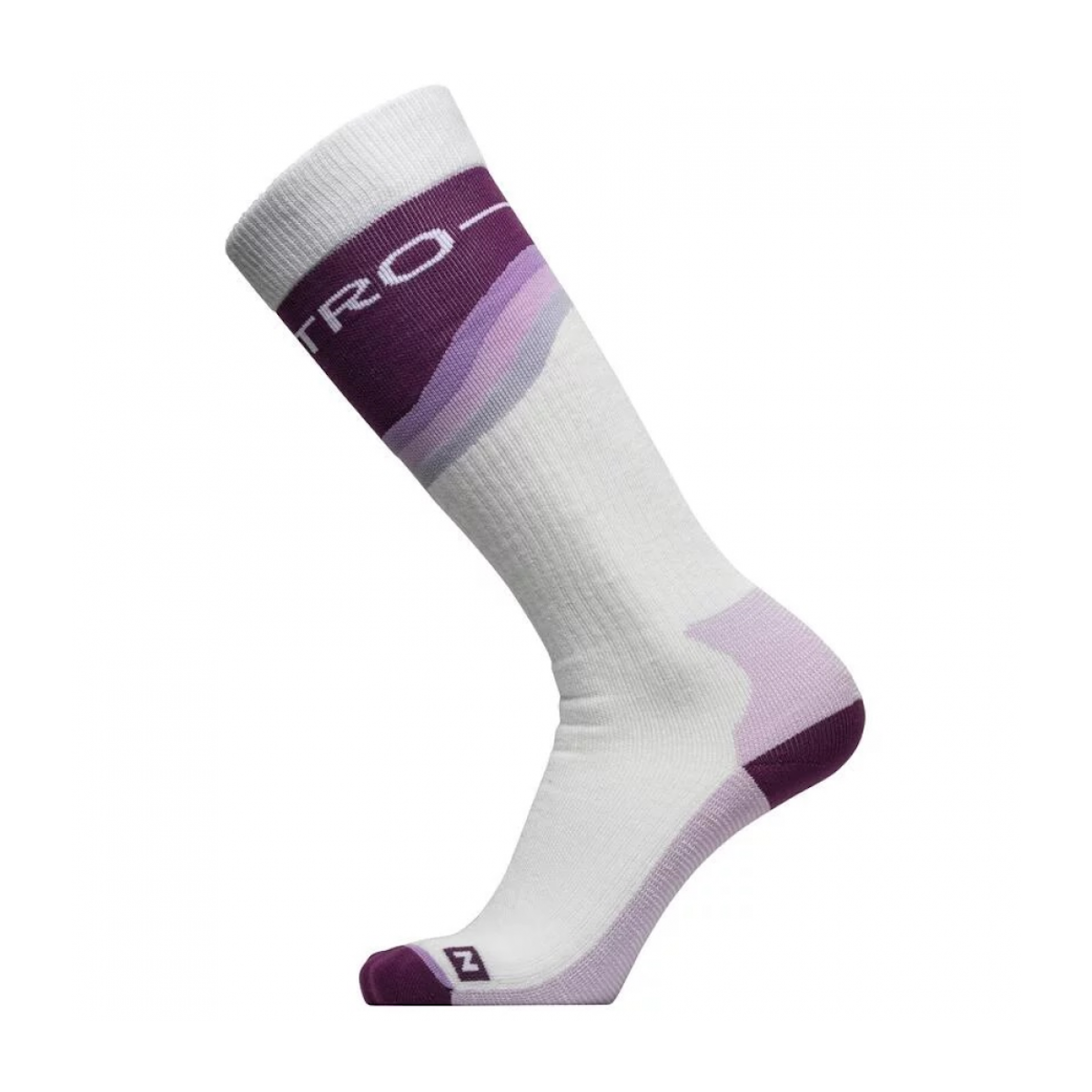 NITRO CLOUD 5 W socks - white/purple