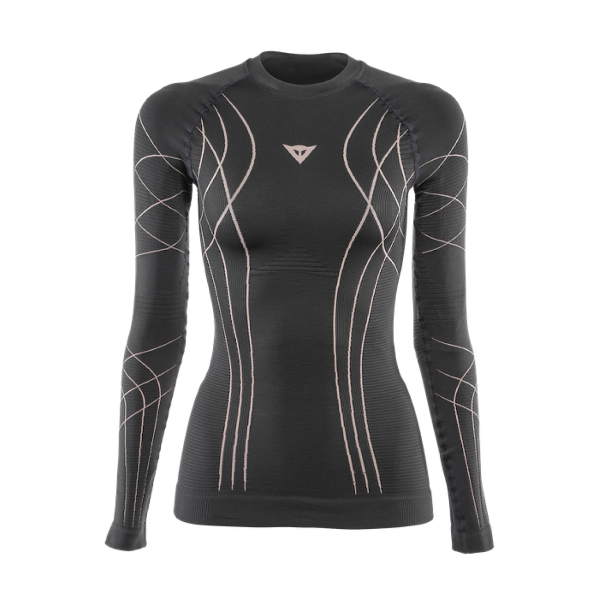 DAINESE HP1 BL L thermo shirt - black/pink
