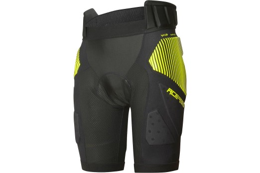 ACERBIS SOFT RUSH protective shorts - black/yellow
