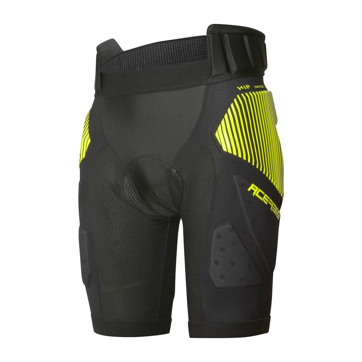 ACERBIS SOFT RUSH protective shorts - black/yellow