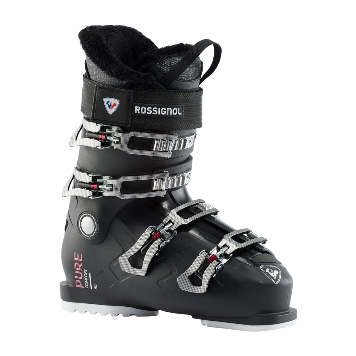 ROSSIGNOL PURE COMFORT 60 alpine ski boots - soft black