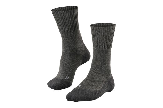 FALKE TK1 WOOL socks - dark grey