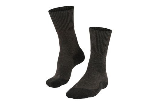 FALKE TK1 WOOL WOMEN socks - dark grey
