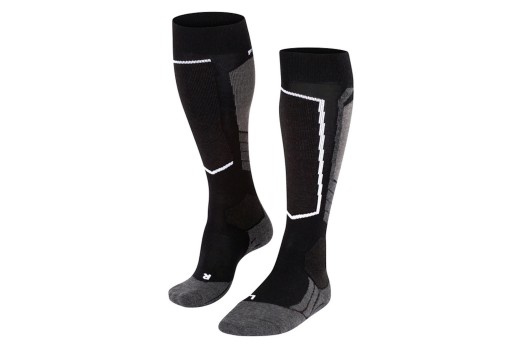 FALKE SK2 WOOL WOMEN socks - black/grey