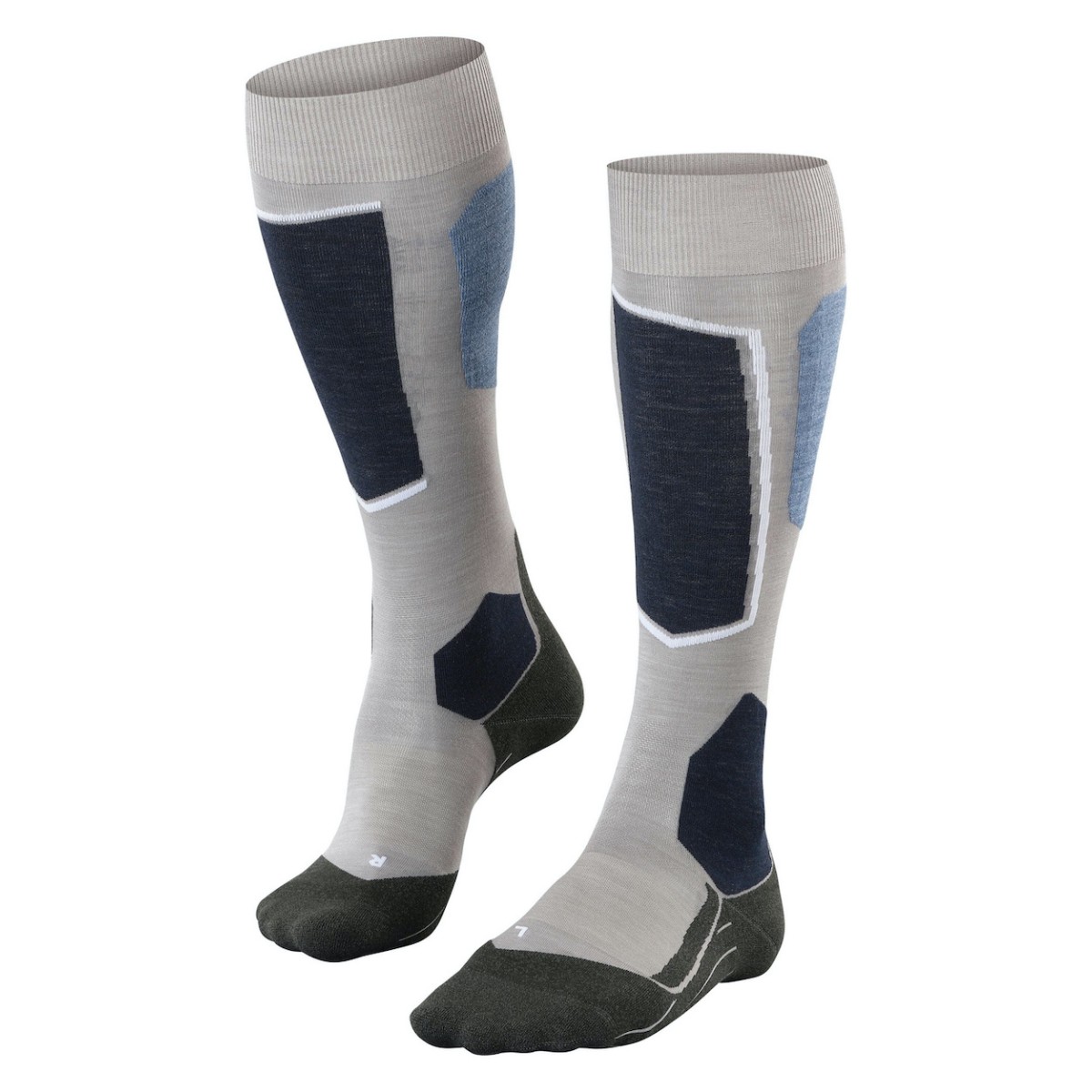 FALKE SK6 WOMEN socks - blue/grey
