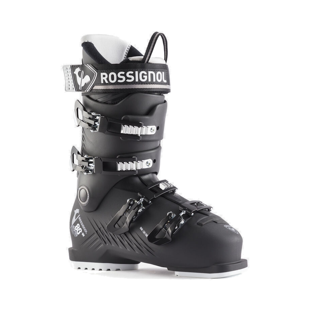 ROSSIGNOL HI-SPEED 80 HV alpine ski boots - black/silver