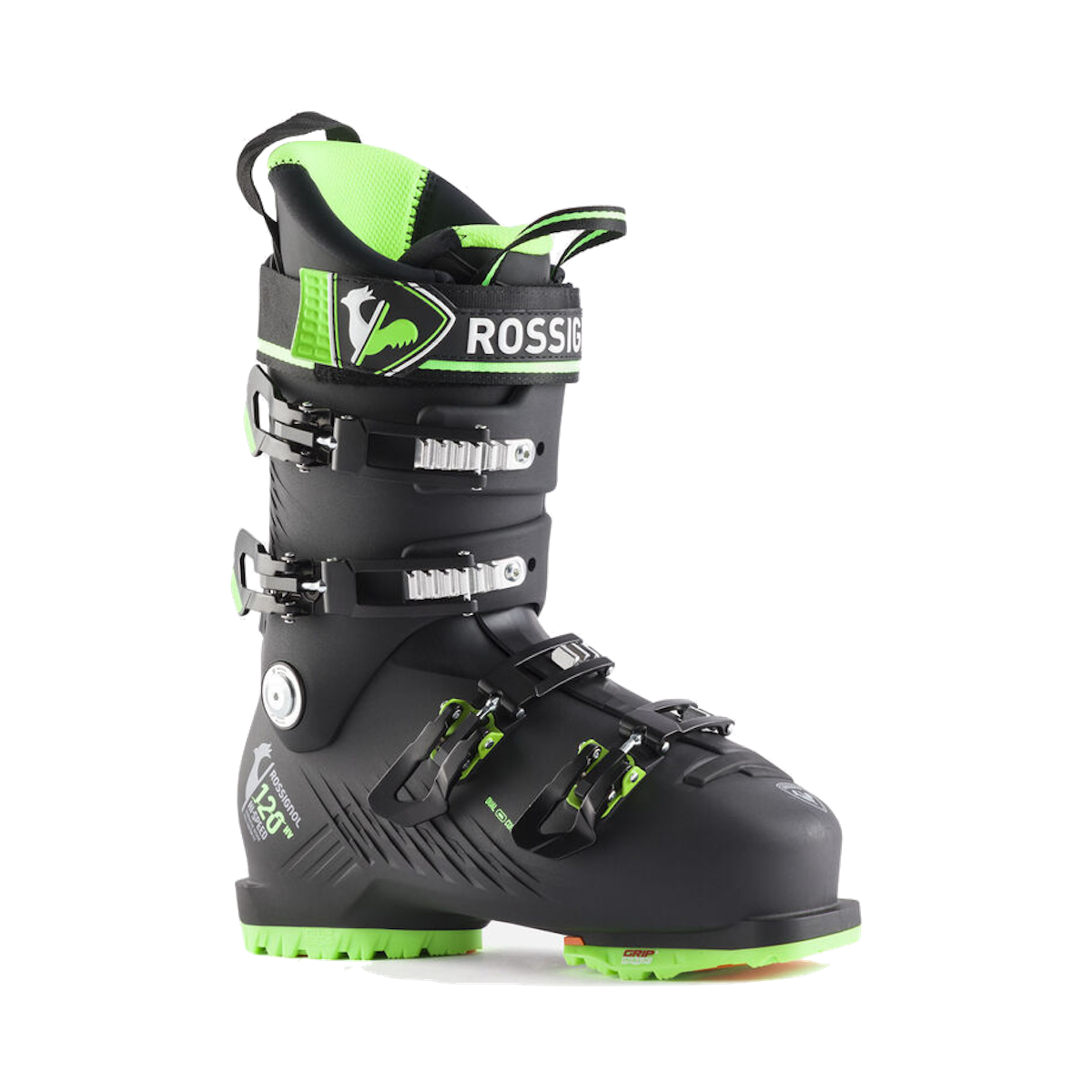 ROSSIGNOL HI-SPEED 120 HV GW alpine ski boots - black/green