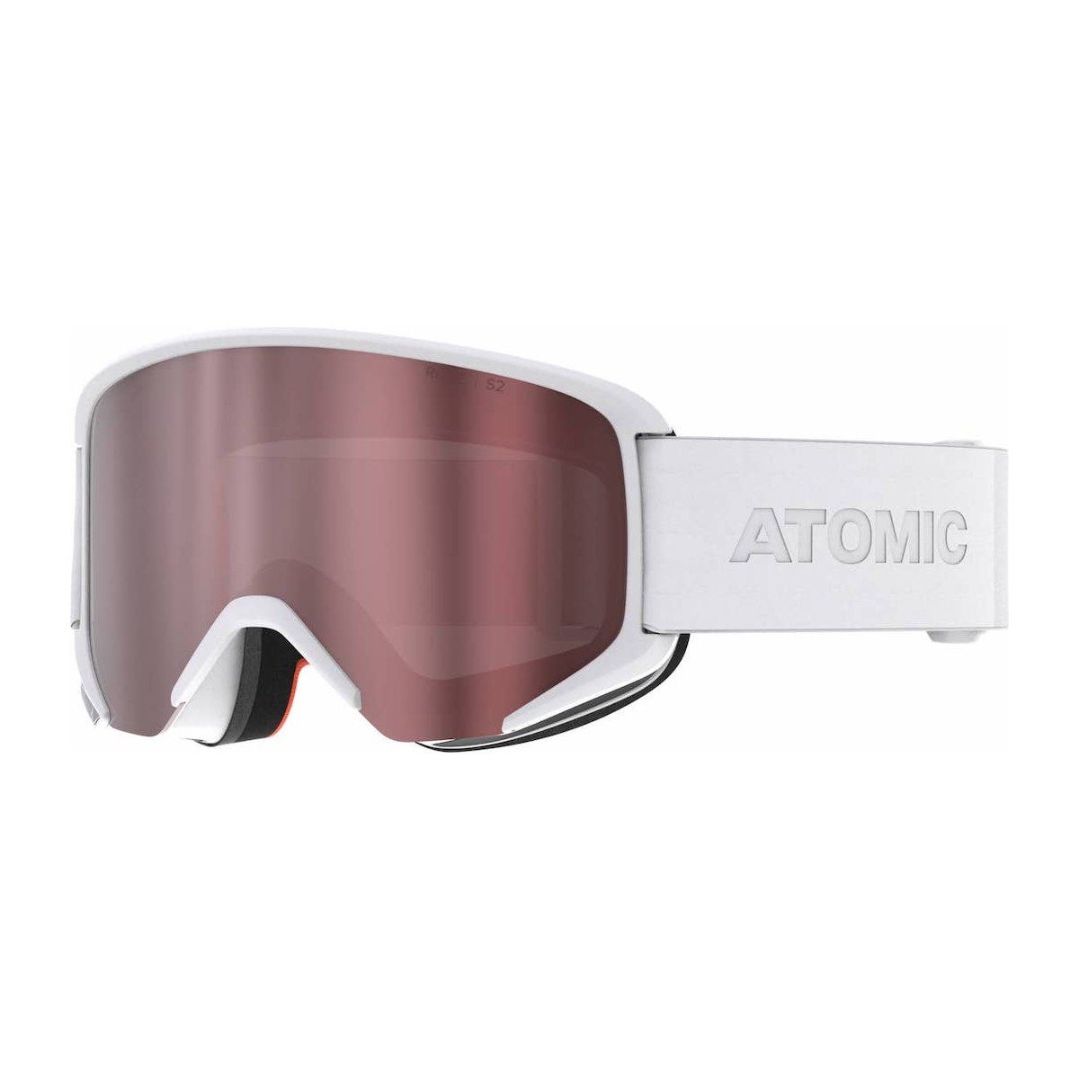 ATOMIC SAVOR W/SILVER FLASH C2 goggles - white