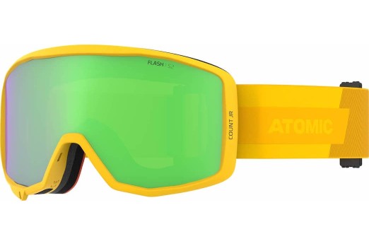 ATOMIC COUNT JR CYLINDRICAL W/GREEN FLASH C2 goggles - yellow