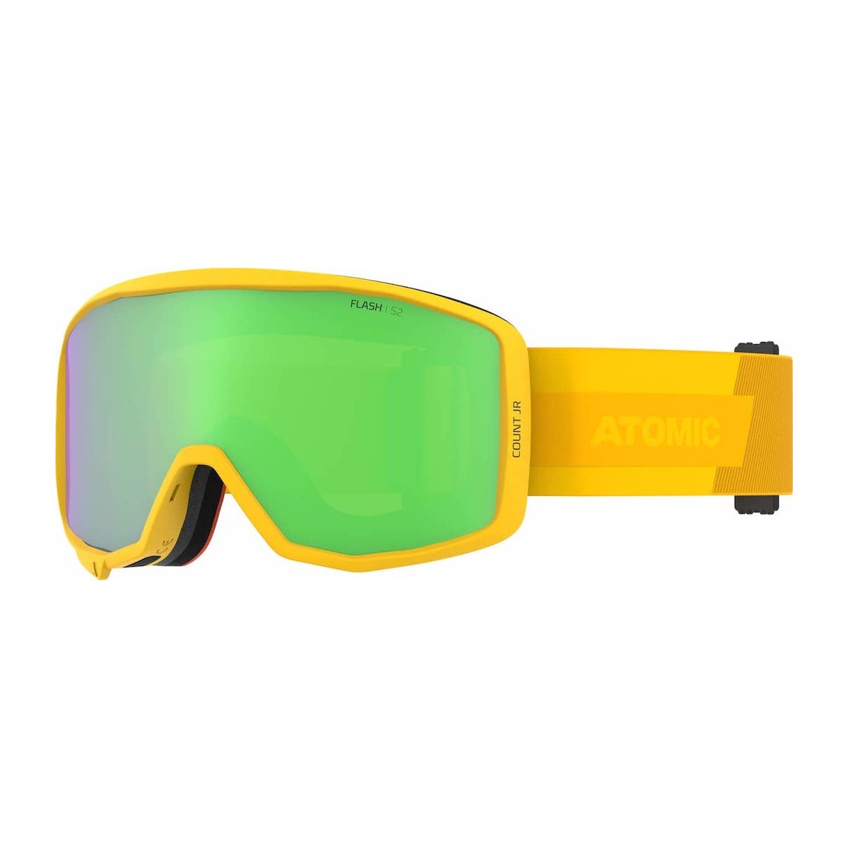 ATOMIC COUNT JR CYLINDRICAL W/GREEN FLASH C2 goggles - yellow