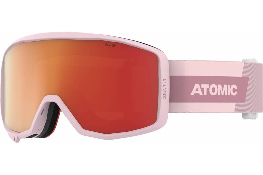 ATOMIC COUNT JR CYLINDRICAL W/RED FLASH C2 goggles - rose