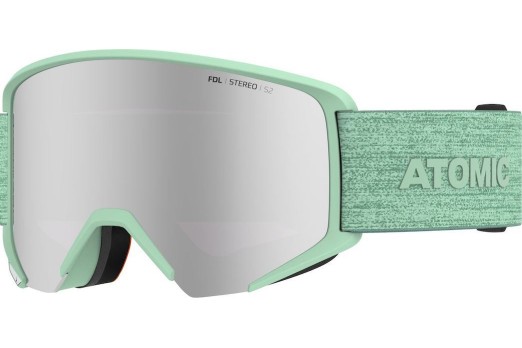 ATOMIC SAVOR BIG ST W/SILVER ST C2 goggles - mint green