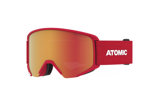 ATOMIC SAVOR BIG HD RS W/RED HD C2-3 W/XLENS C1-2 goggles - red