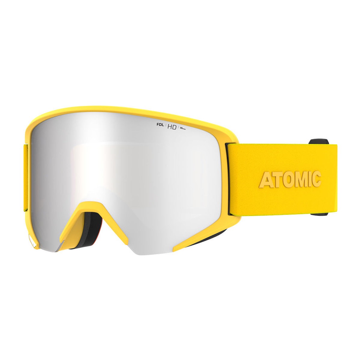 ATOMIC SAVOR BIG HD W/SILVER HD C2-3 goggles - yellow