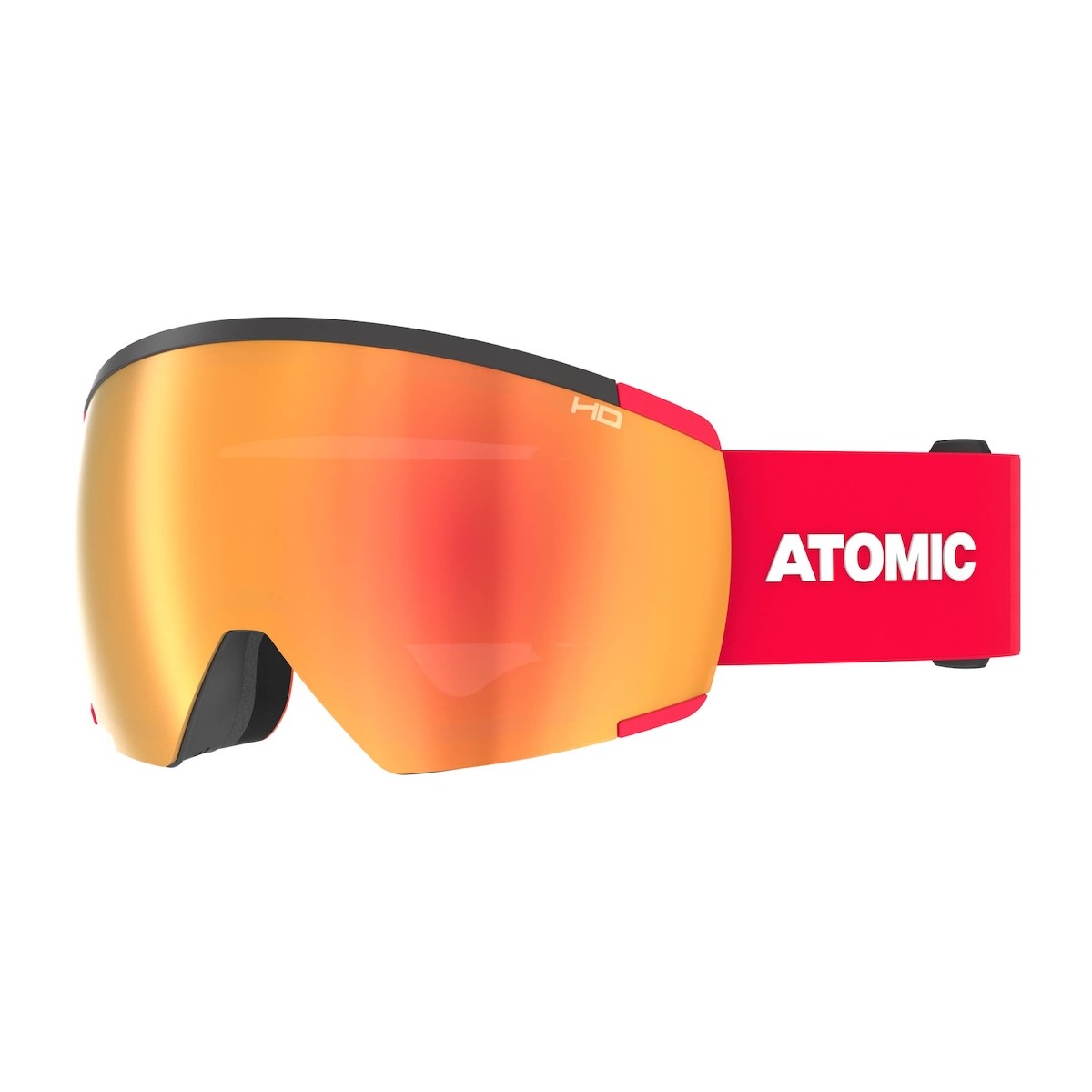 ATOMIC REDSTER WC HD W/RED HD C2-3 /XLENS YELLOW/BLUE HD C1-2/BLUE HD C1-2/CLEAR goggles - red
