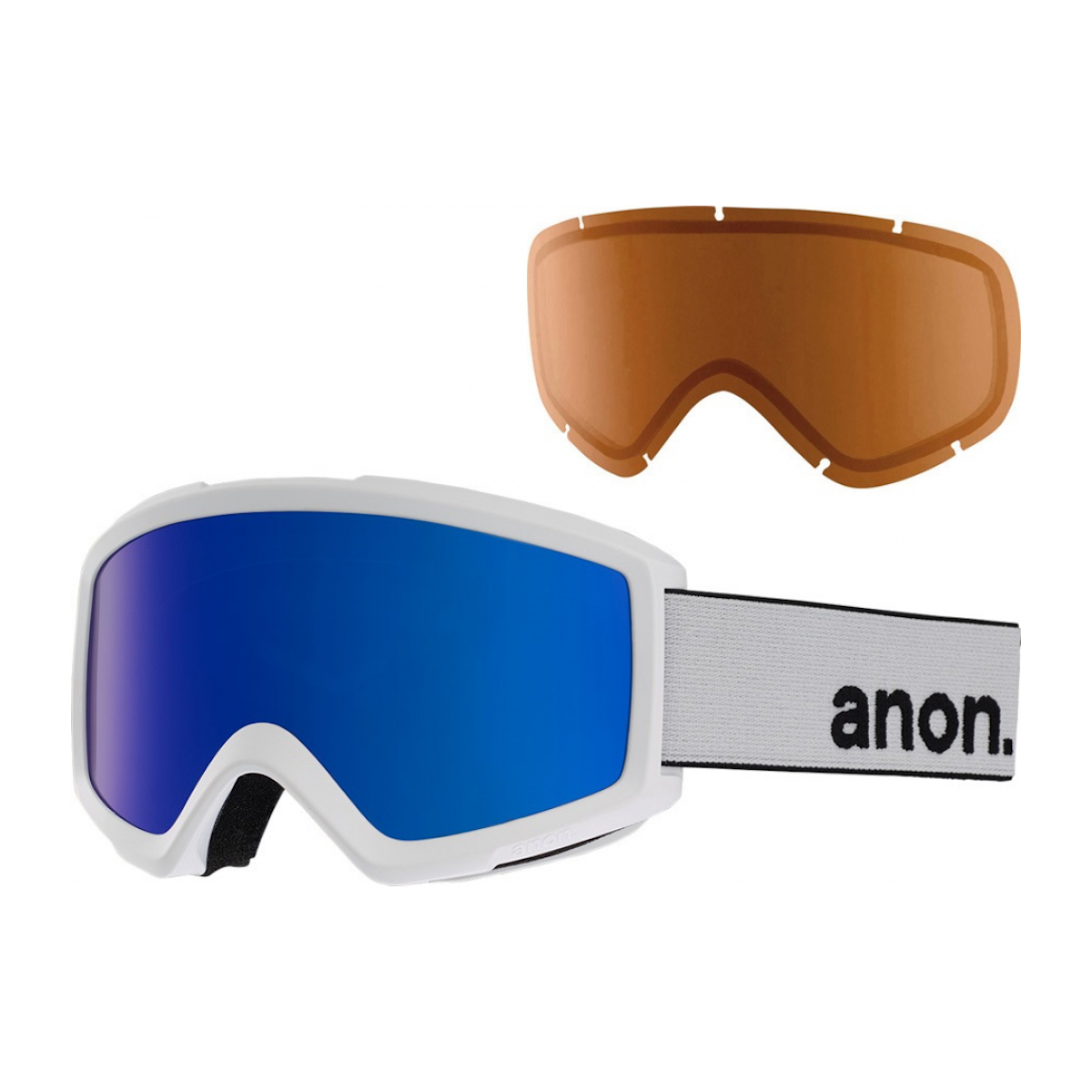 ANON HELIX 2.0 W/SONAR brilles - balta/zila