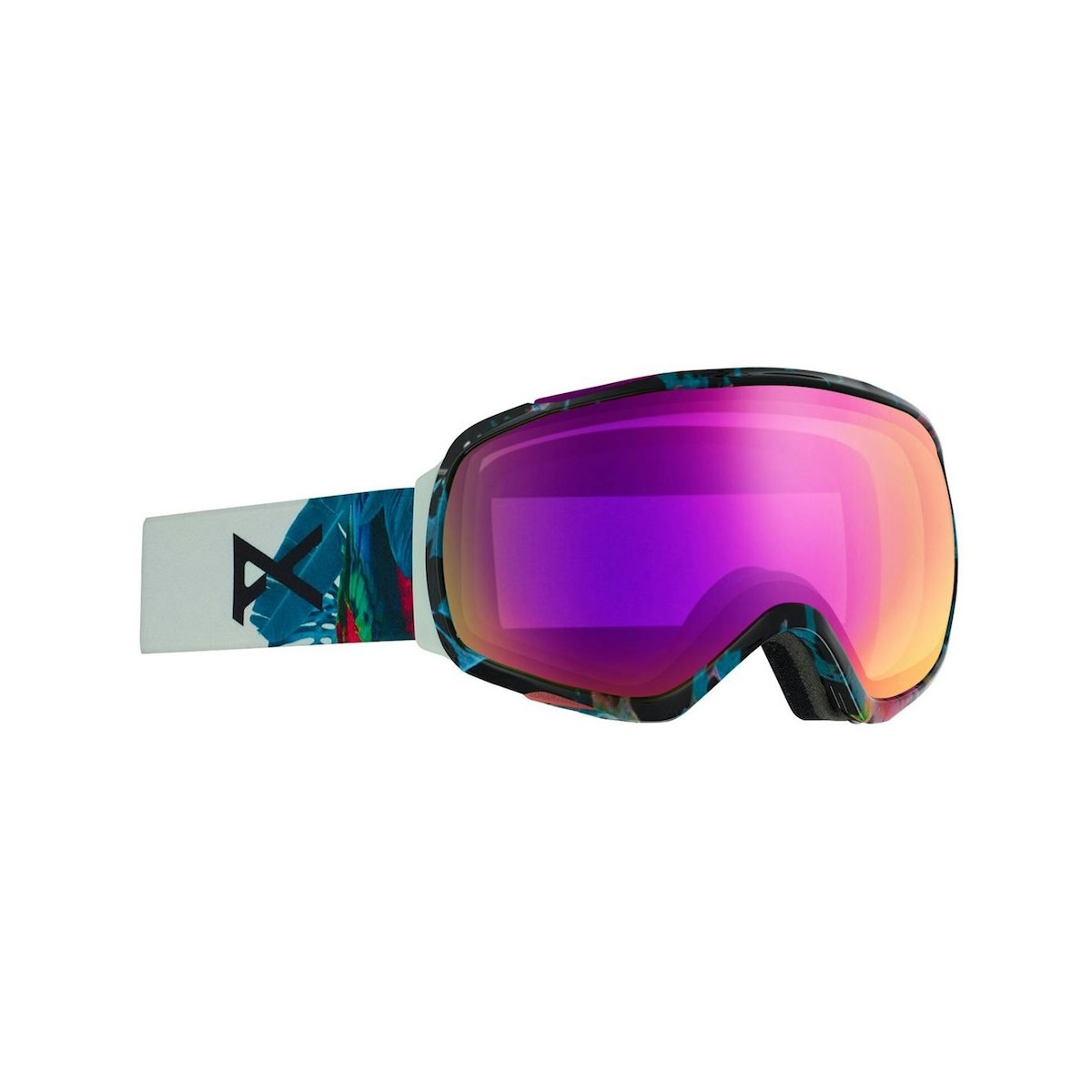 ANON WOMEN'S TEMPEST snow goggles - mfi parrot black w/sonar pink/face mask