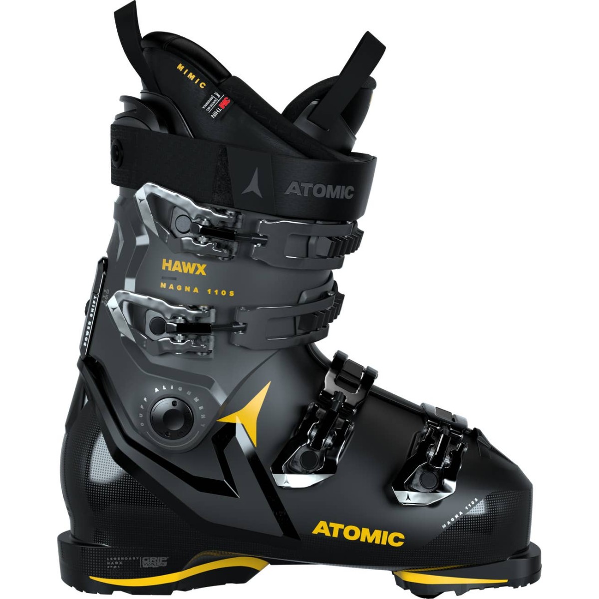 ATOMIC HAWX MAGNA 110 S GW kalnu slēpošanas zābaki - black/anthra/yellow