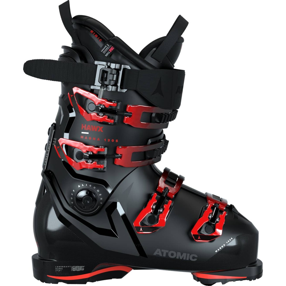 ATOMIC HAWX MAGNA 130 S GW alpine ski boots - black/red