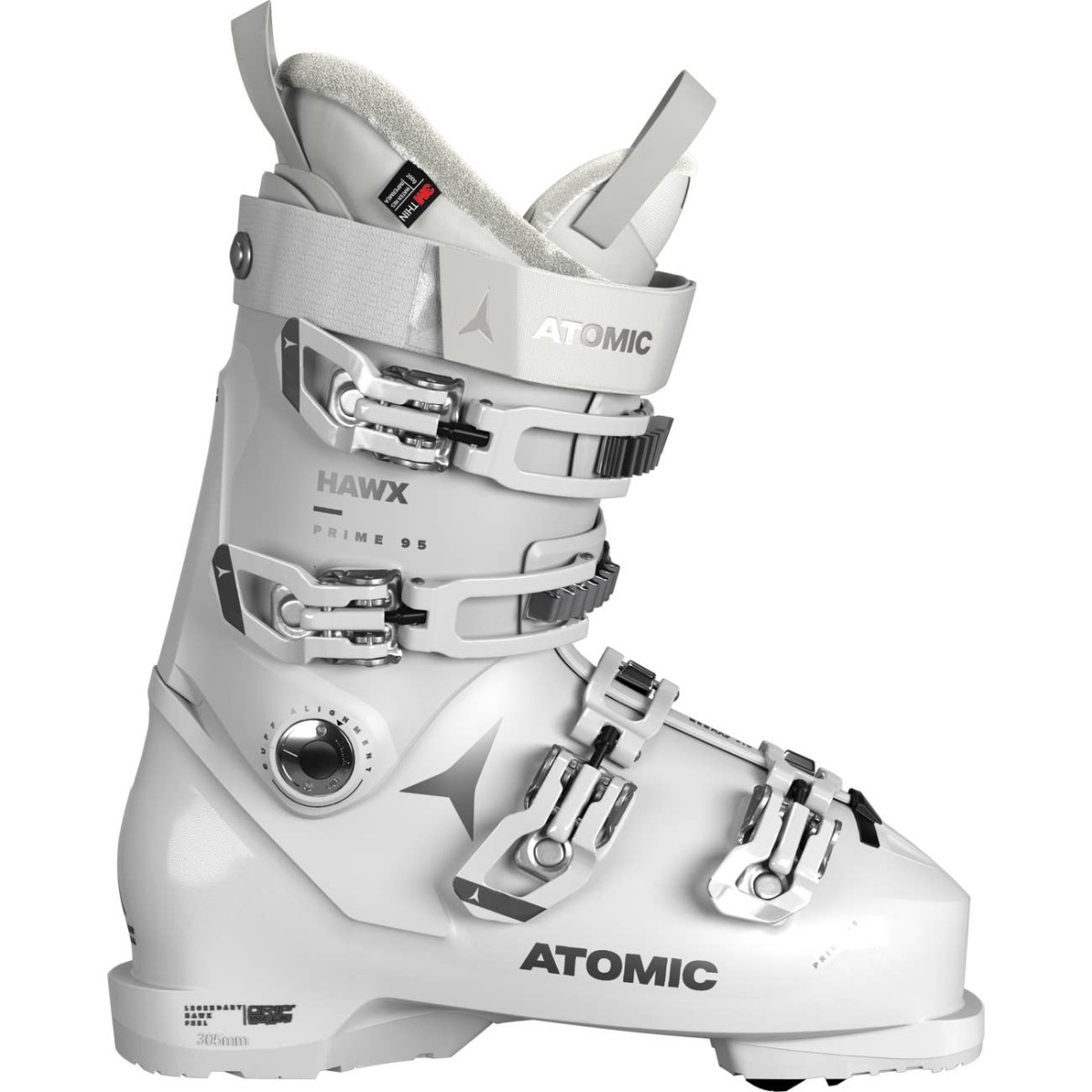 ATOMIC HAWX PRIME 95 W GW kalnu slēpošanas zābaki - white/silver