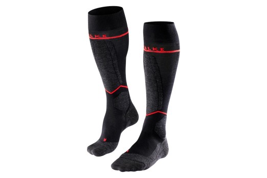 FALKE SK4 WOMEN socks - black/red