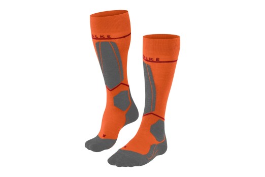 FALKE SK4 socks - orange/grey