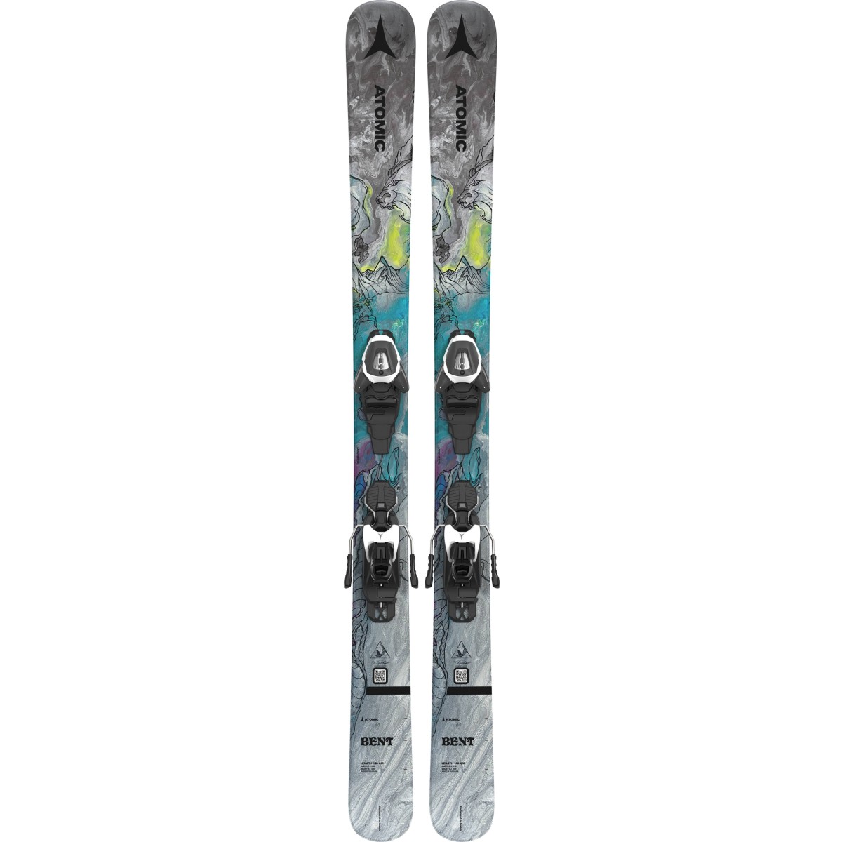 ATOMIC BENT JR 140-150 + L6 GW alpine skis