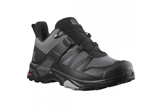SALOMON MEN'S X ULTRA 4 MID GORE-TEX hiking shoes - black/grey