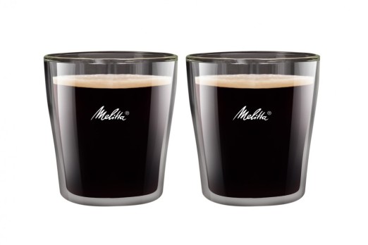 MELITTA 80ml double glass cups