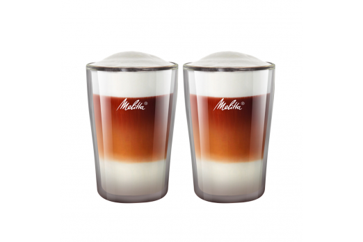 MELITTA 300ml double glass cups