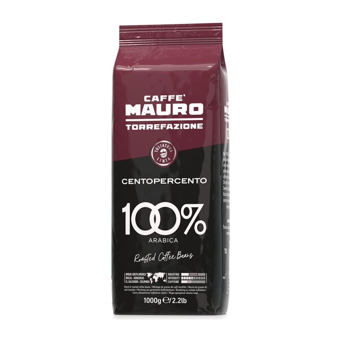 MAURO CENTOPERCENTO kafijas pupiņas - 1kg