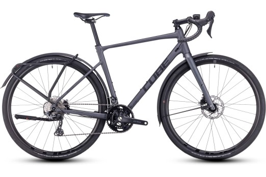 CUBE NUROAD RACE FE gravel bicycle - grey/black - 2023