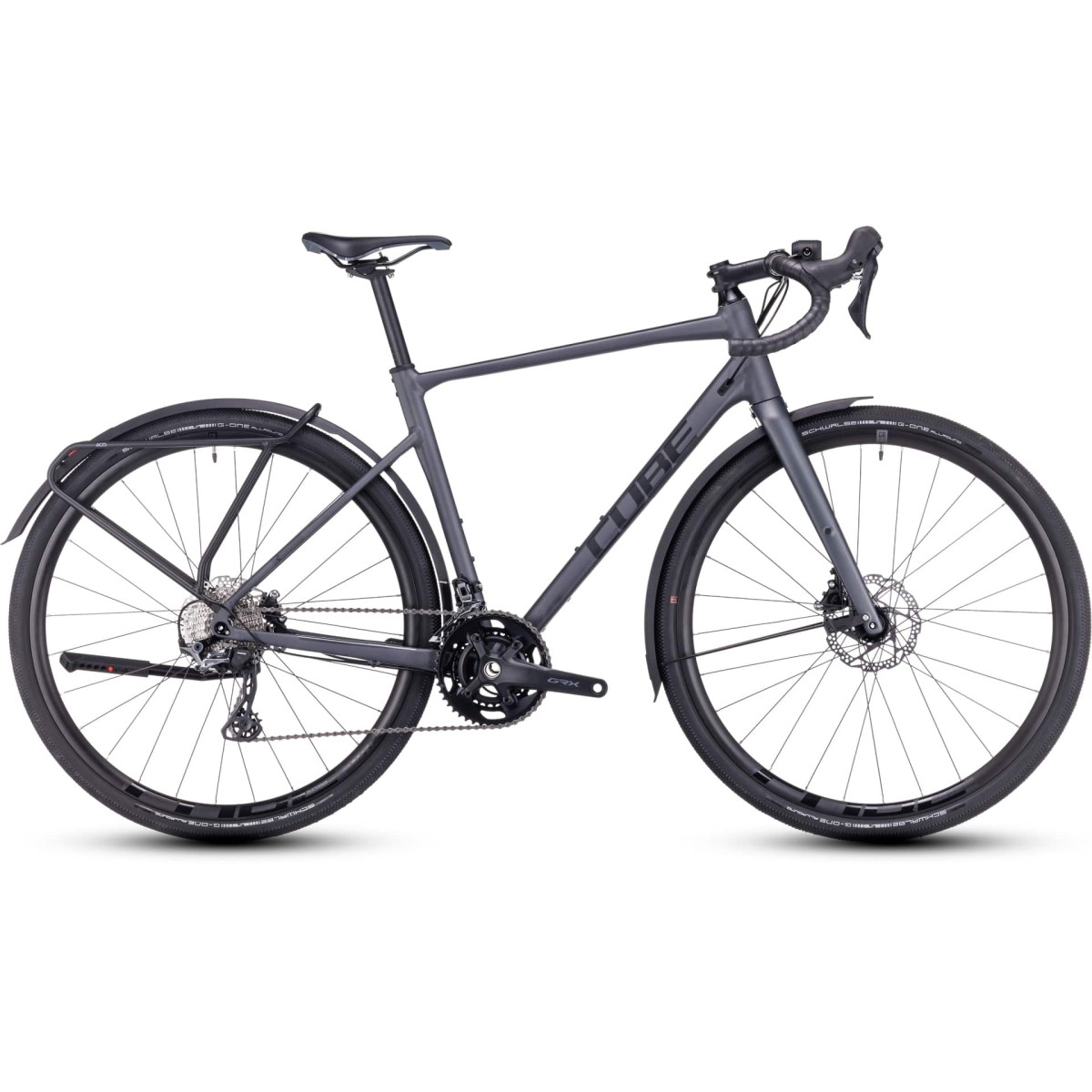 CUBE NUROAD RACE FE gravel bicycle - grey/black - 2023